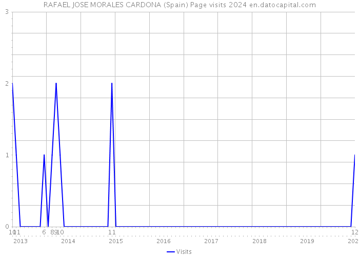 RAFAEL JOSE MORALES CARDONA (Spain) Page visits 2024 