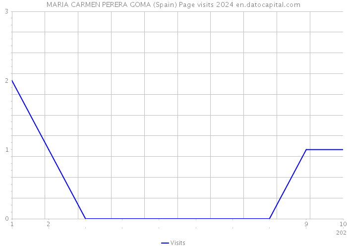 MARIA CARMEN PERERA GOMA (Spain) Page visits 2024 