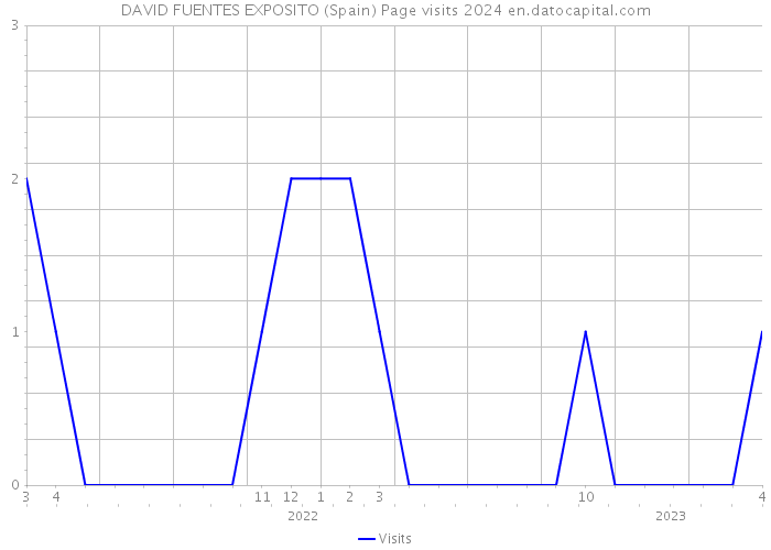 DAVID FUENTES EXPOSITO (Spain) Page visits 2024 