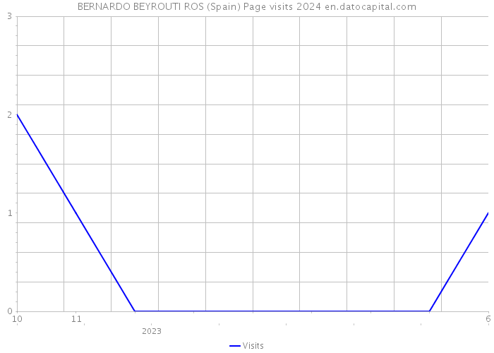 BERNARDO BEYROUTI ROS (Spain) Page visits 2024 