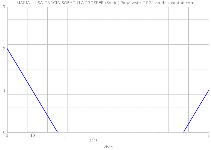 MARIA LUISA GARCIA BOBADILLA PROSPER (Spain) Page visits 2024 