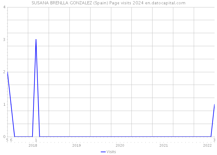 SUSANA BRENLLA GONZALEZ (Spain) Page visits 2024 