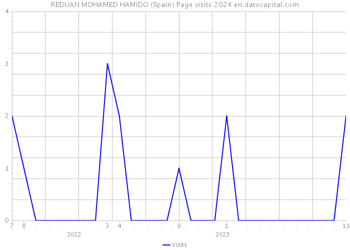 REDUAN MOHAMED HAMIDO (Spain) Page visits 2024 