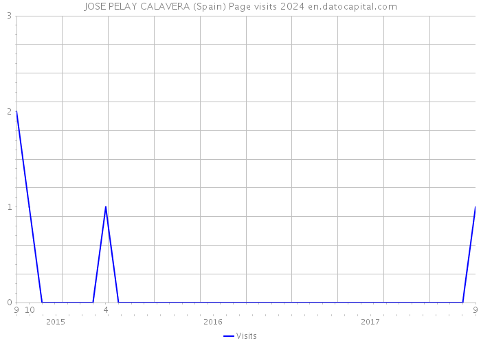 JOSE PELAY CALAVERA (Spain) Page visits 2024 