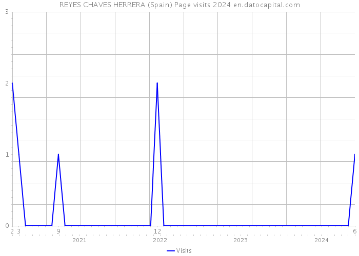 REYES CHAVES HERRERA (Spain) Page visits 2024 