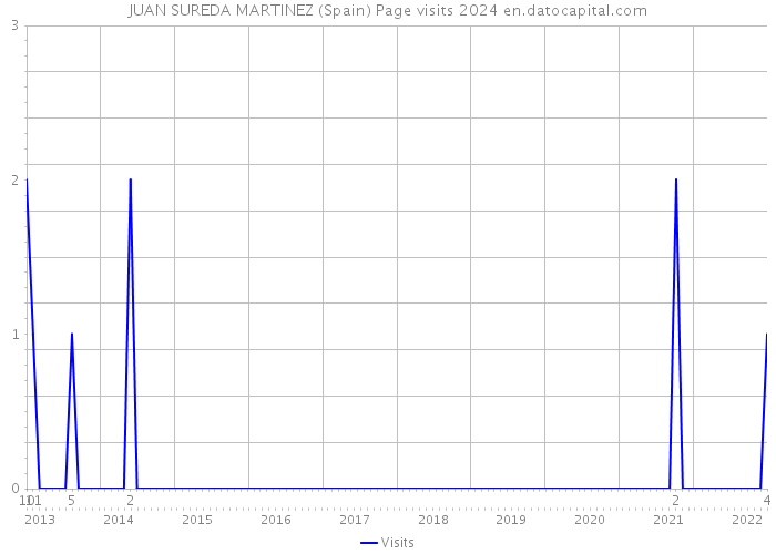 JUAN SUREDA MARTINEZ (Spain) Page visits 2024 