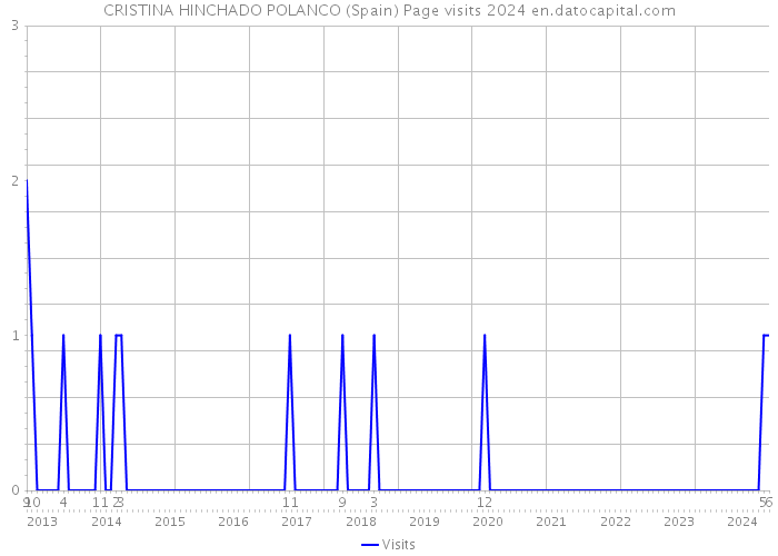 CRISTINA HINCHADO POLANCO (Spain) Page visits 2024 