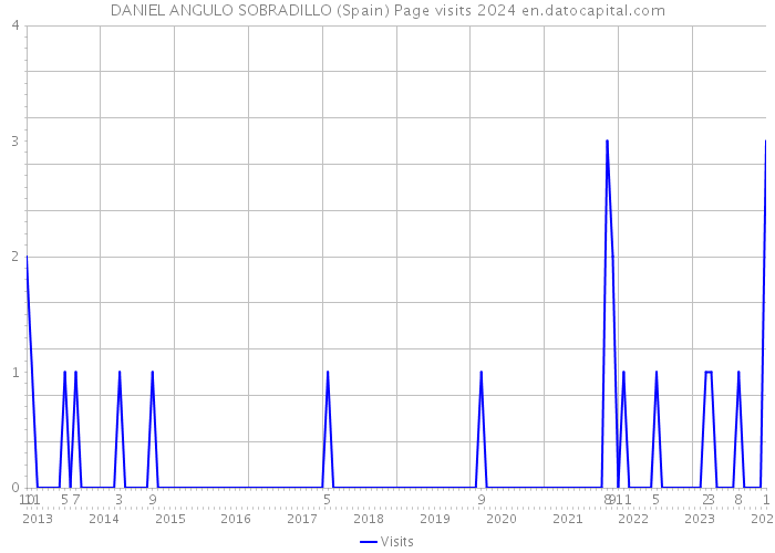 DANIEL ANGULO SOBRADILLO (Spain) Page visits 2024 