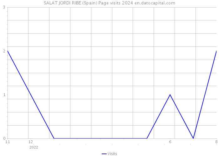 SALAT JORDI RIBE (Spain) Page visits 2024 