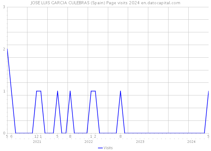 JOSE LUIS GARCIA CULEBRAS (Spain) Page visits 2024 