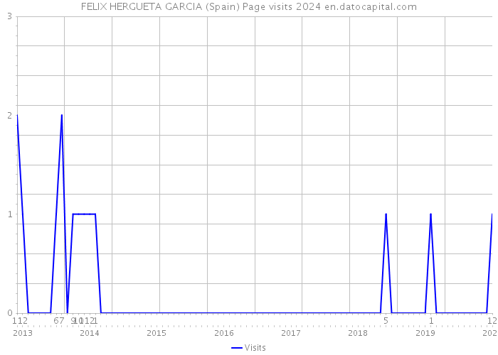FELIX HERGUETA GARCIA (Spain) Page visits 2024 