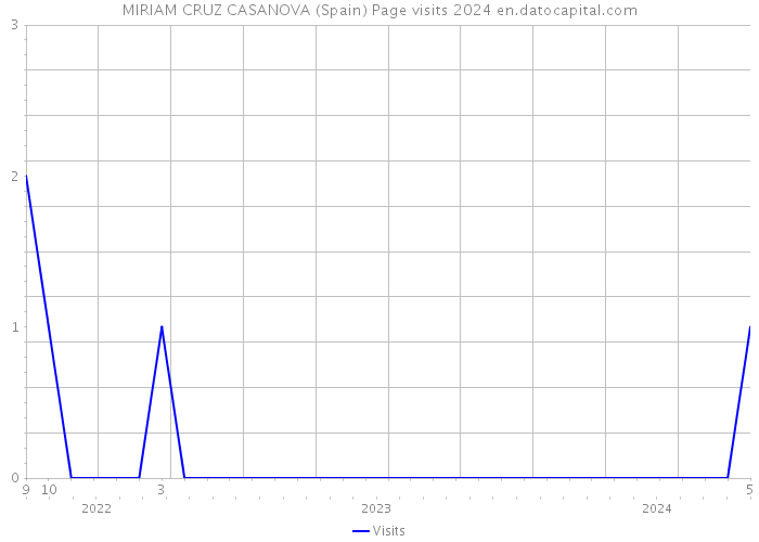 MIRIAM CRUZ CASANOVA (Spain) Page visits 2024 