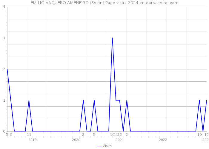 EMILIO VAQUERO AMENEIRO (Spain) Page visits 2024 