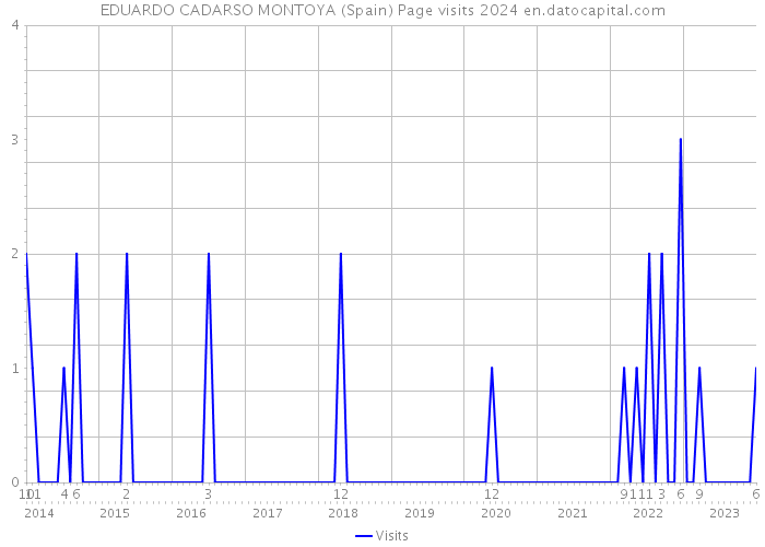 EDUARDO CADARSO MONTOYA (Spain) Page visits 2024 