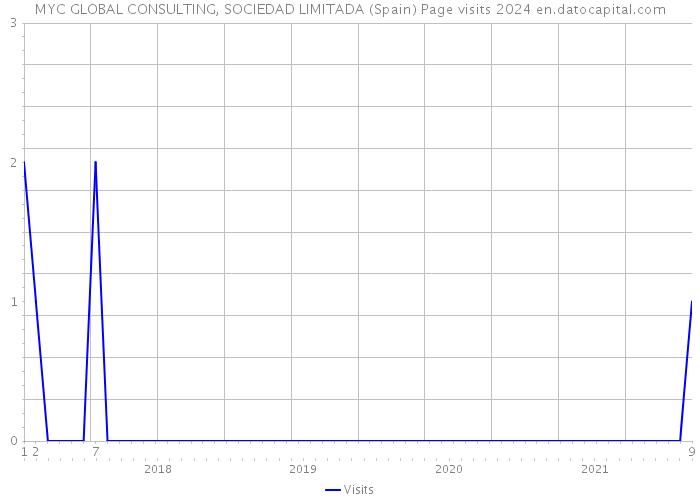 MYC GLOBAL CONSULTING, SOCIEDAD LIMITADA (Spain) Page visits 2024 