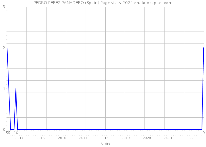 PEDRO PEREZ PANADERO (Spain) Page visits 2024 