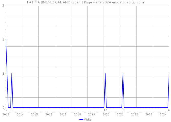 FATIMA JIMENEZ GALIANO (Spain) Page visits 2024 