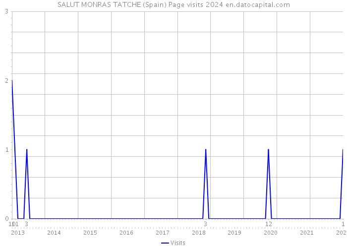 SALUT MONRAS TATCHE (Spain) Page visits 2024 