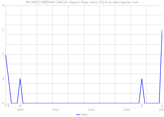 RICARDO MEDINA GARCIA (Spain) Page visits 2024 