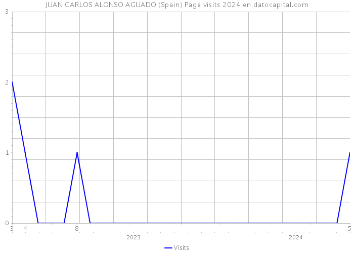 JUAN CARLOS ALONSO AGUADO (Spain) Page visits 2024 