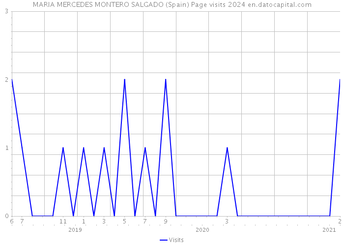 MARIA MERCEDES MONTERO SALGADO (Spain) Page visits 2024 