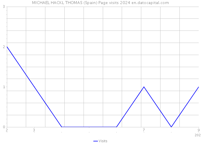 MICHAEL HACKL THOMAS (Spain) Page visits 2024 