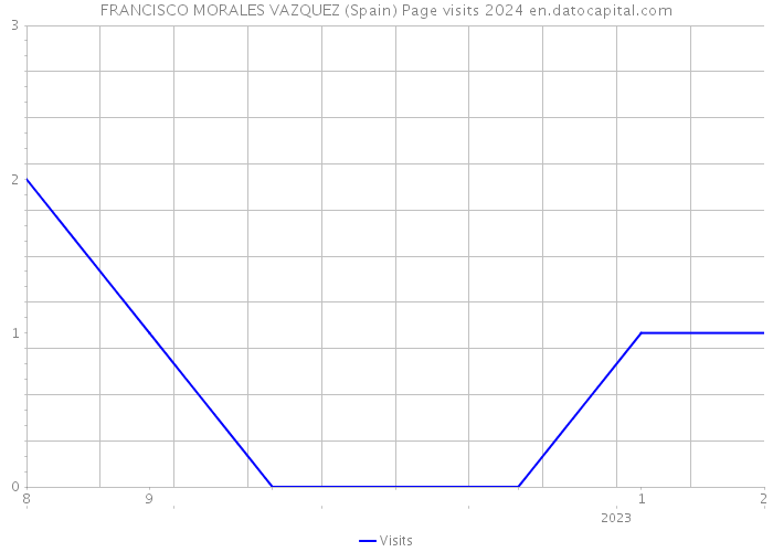 FRANCISCO MORALES VAZQUEZ (Spain) Page visits 2024 