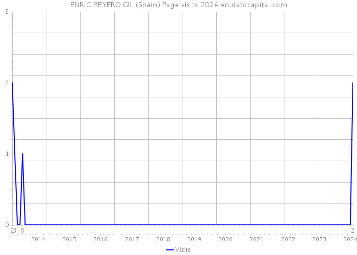 ENRIC REYERO GIL (Spain) Page visits 2024 