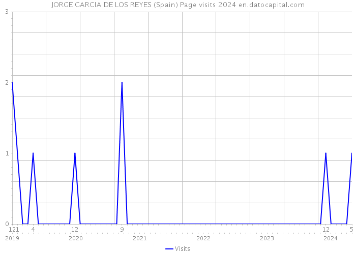 JORGE GARCIA DE LOS REYES (Spain) Page visits 2024 