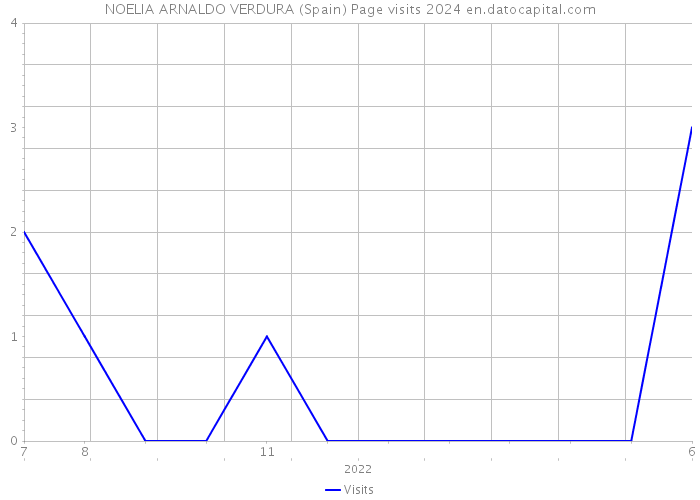 NOELIA ARNALDO VERDURA (Spain) Page visits 2024 
