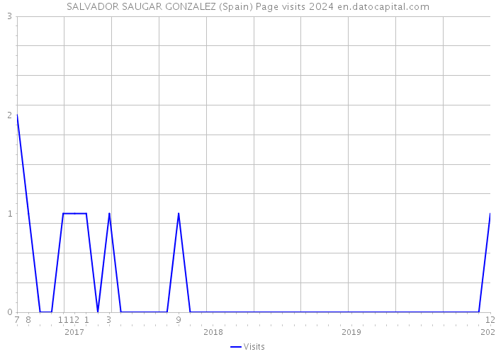 SALVADOR SAUGAR GONZALEZ (Spain) Page visits 2024 