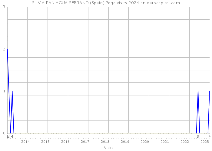 SILVIA PANIAGUA SERRANO (Spain) Page visits 2024 