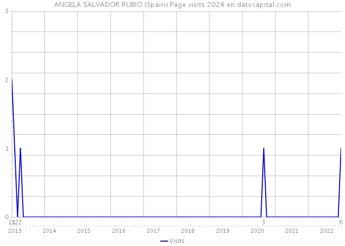 ANGELA SALVADOR RUBIO (Spain) Page visits 2024 