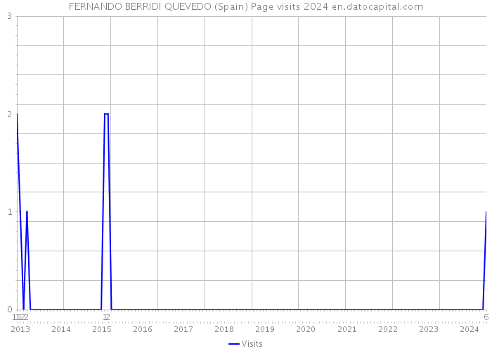 FERNANDO BERRIDI QUEVEDO (Spain) Page visits 2024 