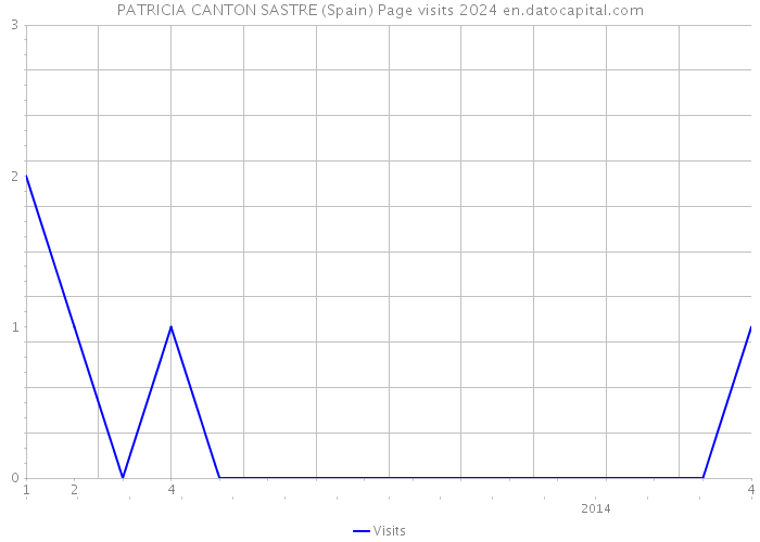 PATRICIA CANTON SASTRE (Spain) Page visits 2024 