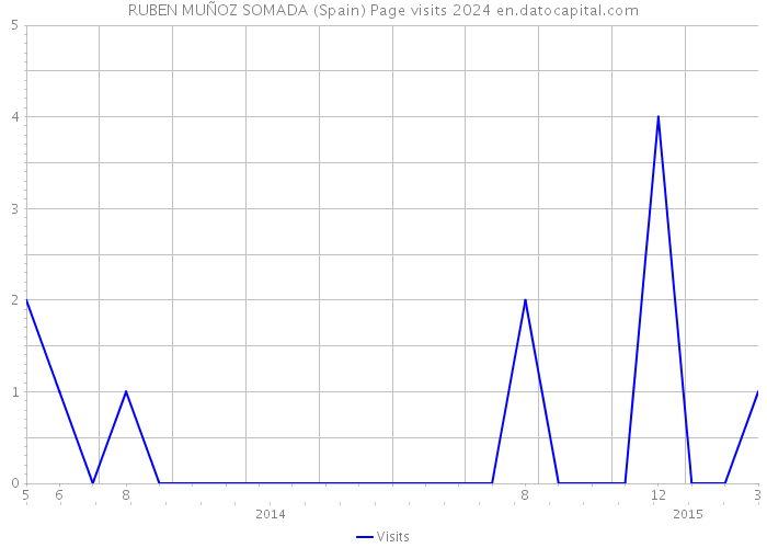 RUBEN MUÑOZ SOMADA (Spain) Page visits 2024 