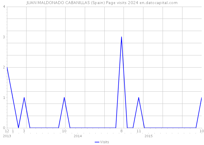 JUAN MALDONADO CABANILLAS (Spain) Page visits 2024 