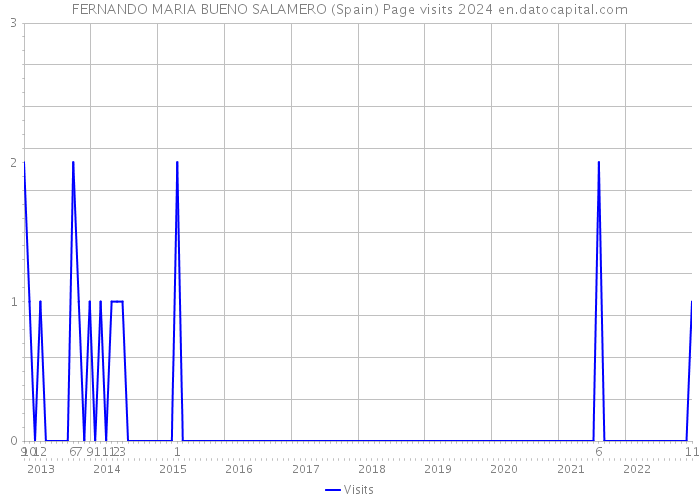 FERNANDO MARIA BUENO SALAMERO (Spain) Page visits 2024 