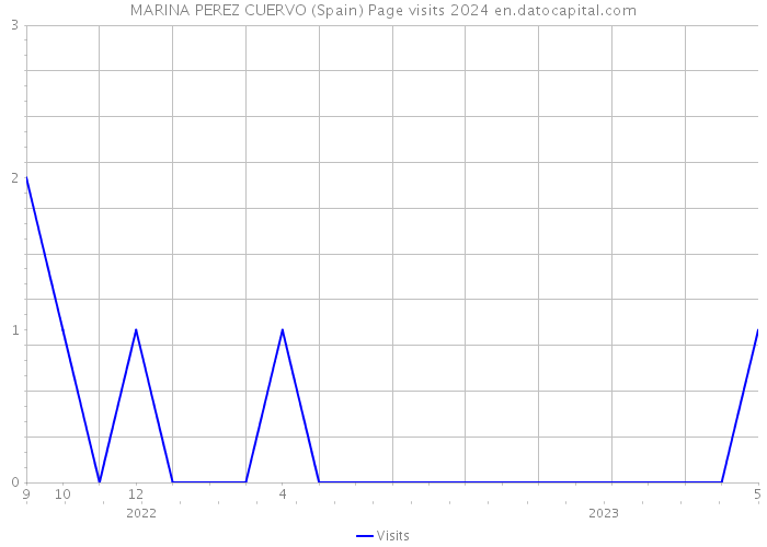 MARINA PEREZ CUERVO (Spain) Page visits 2024 
