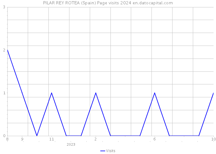 PILAR REY ROTEA (Spain) Page visits 2024 