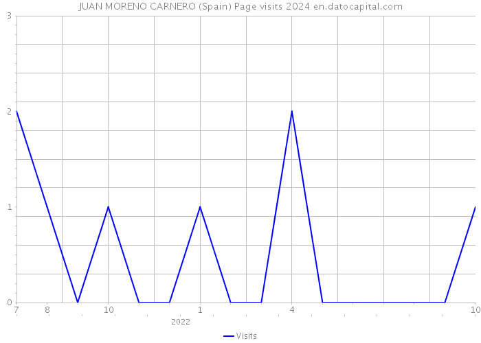 JUAN MORENO CARNERO (Spain) Page visits 2024 