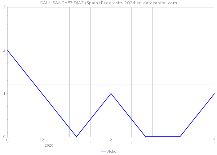 RAUL SANCHEZ DIAZ (Spain) Page visits 2024 