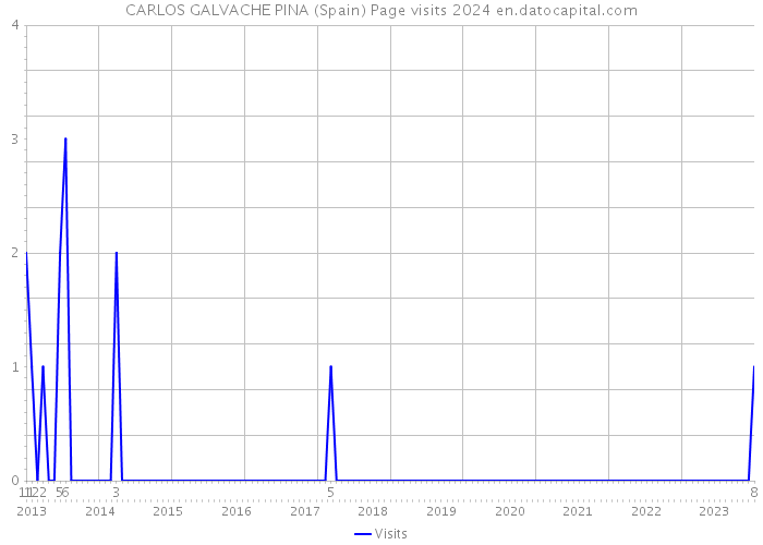 CARLOS GALVACHE PINA (Spain) Page visits 2024 