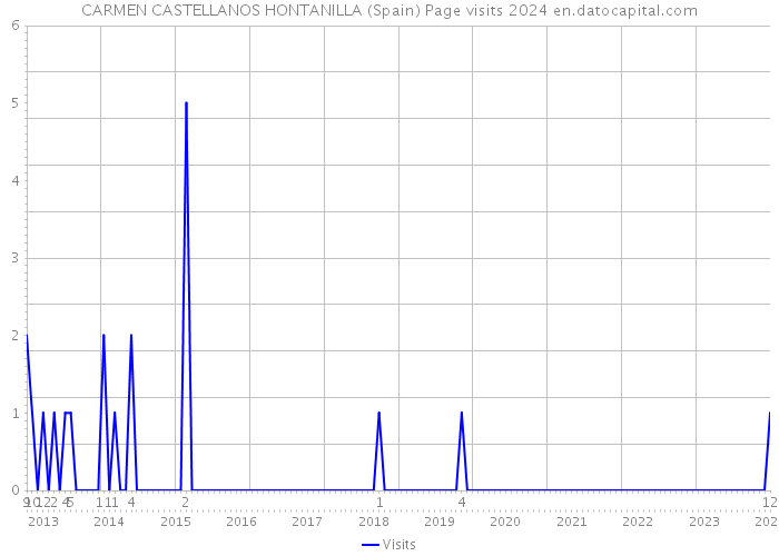 CARMEN CASTELLANOS HONTANILLA (Spain) Page visits 2024 