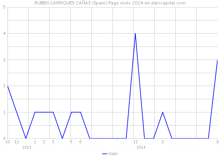 RUBEN GARRIGUES CAÑAS (Spain) Page visits 2024 