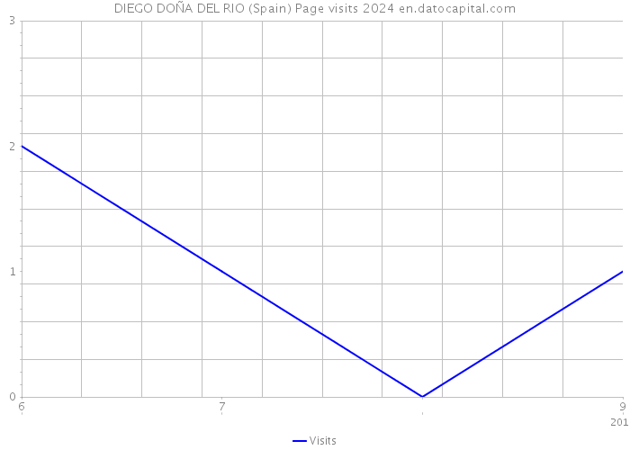 DIEGO DOÑA DEL RIO (Spain) Page visits 2024 