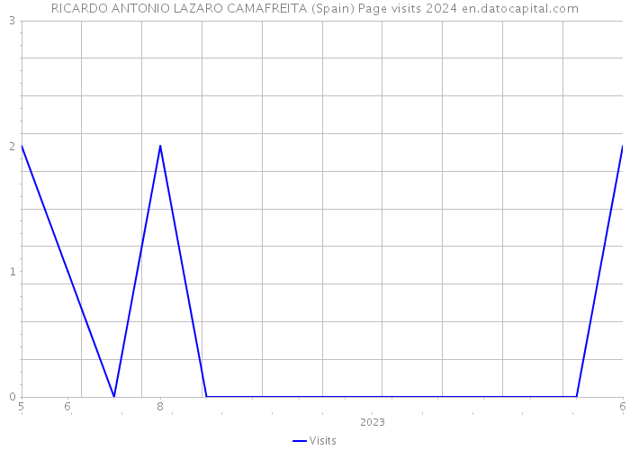 RICARDO ANTONIO LAZARO CAMAFREITA (Spain) Page visits 2024 