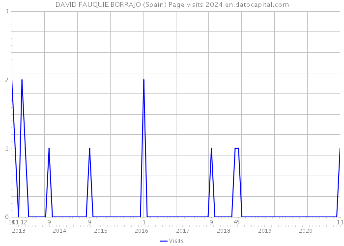 DAVID FAUQUIE BORRAJO (Spain) Page visits 2024 