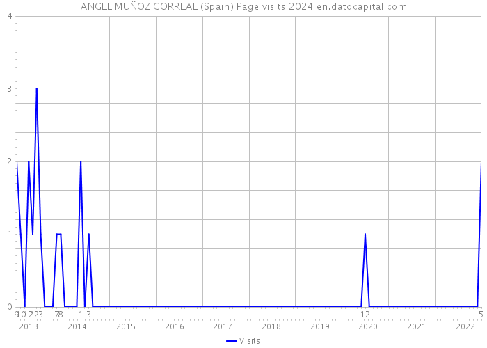 ANGEL MUÑOZ CORREAL (Spain) Page visits 2024 