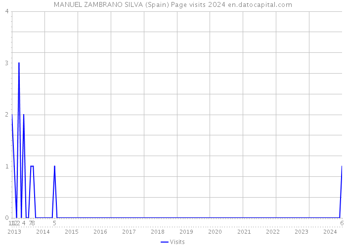 MANUEL ZAMBRANO SILVA (Spain) Page visits 2024 